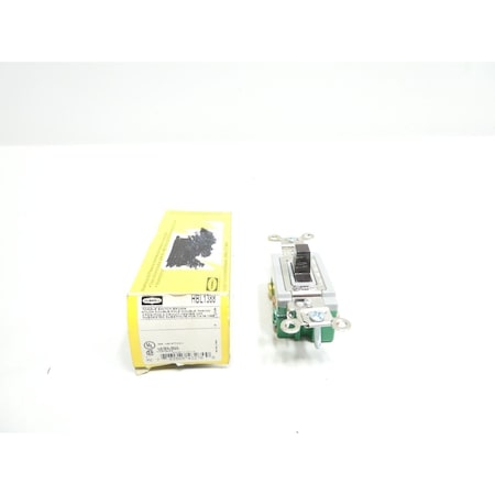 Hubbell Wiring Device-Kellems Double Pole Double Throw Toggle 30A 120-277V-Ac Other Switch HBL1388